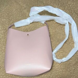 Samara Peony Pink Crossover / Shoulder Bag Vegan Leather